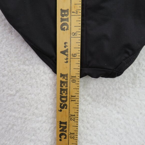 Kenneth Cole Swimsuit Womens Medium Black White One Piece Strappy Plunge Swim - Picture 8 of 8